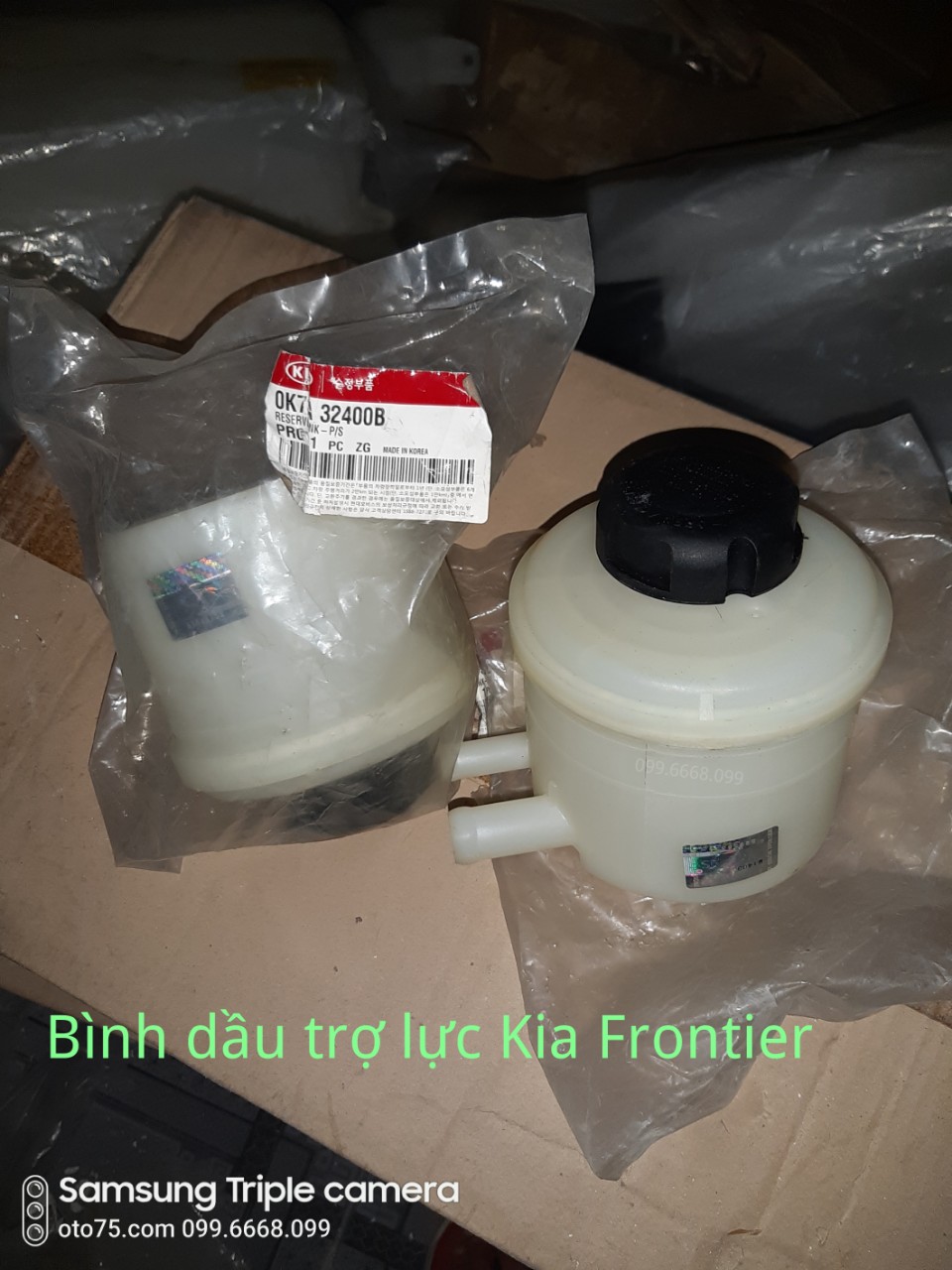 Bình dầu trợ lực lái Kia Frontier 0k72A32400B