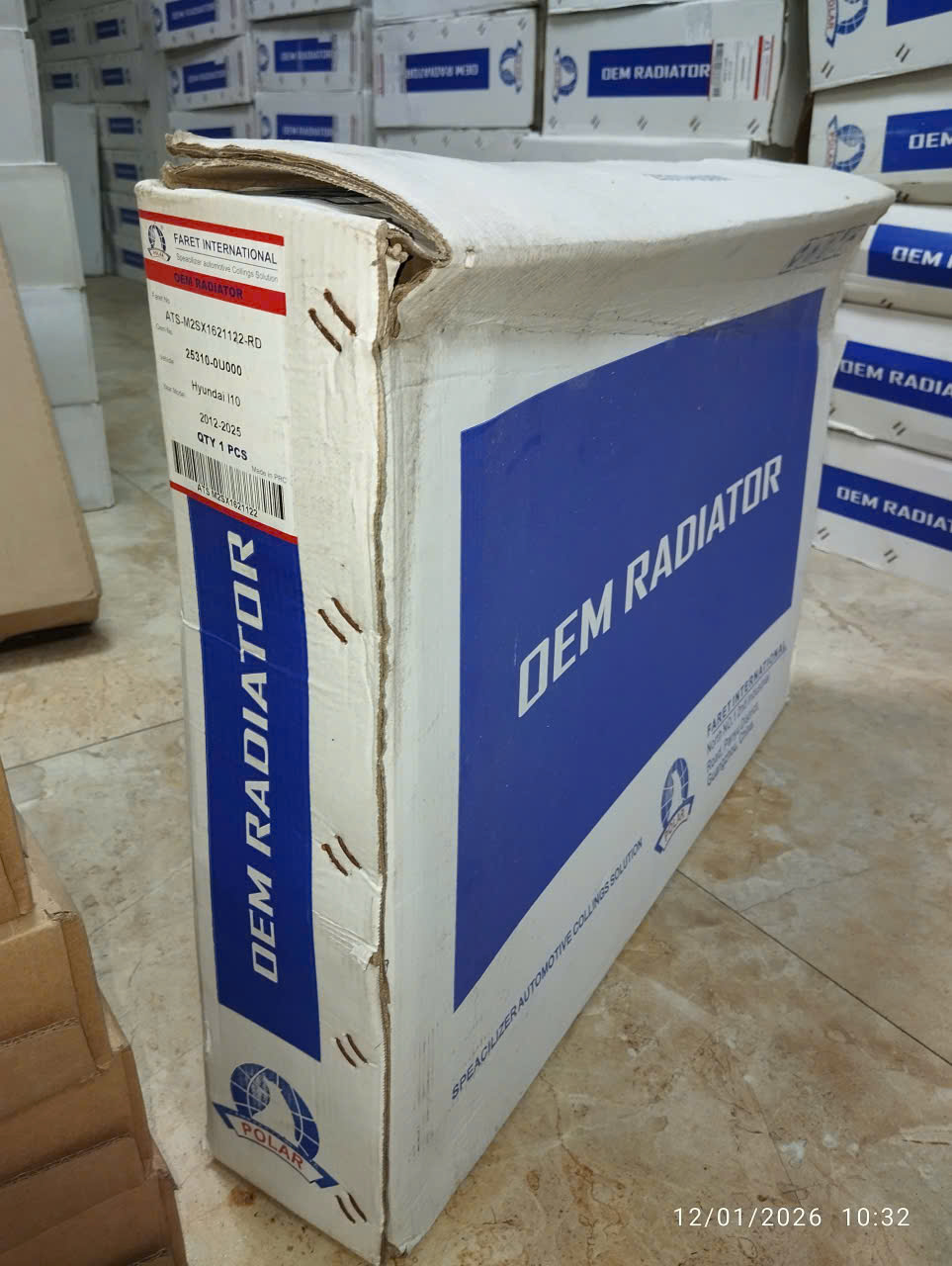 Két nước Hyundai I10 (2012-2025) hàng (OEM) tiêu chuẩn theo mã chính hãng (25310-OU000)