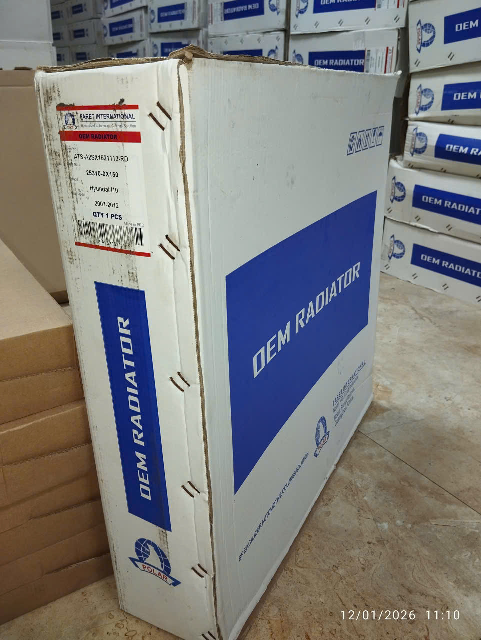 Két nước Hyundai (2007-2012) hàng (OEM) tiêu chuẩn theo mã chính hãng (25310-Ox150)