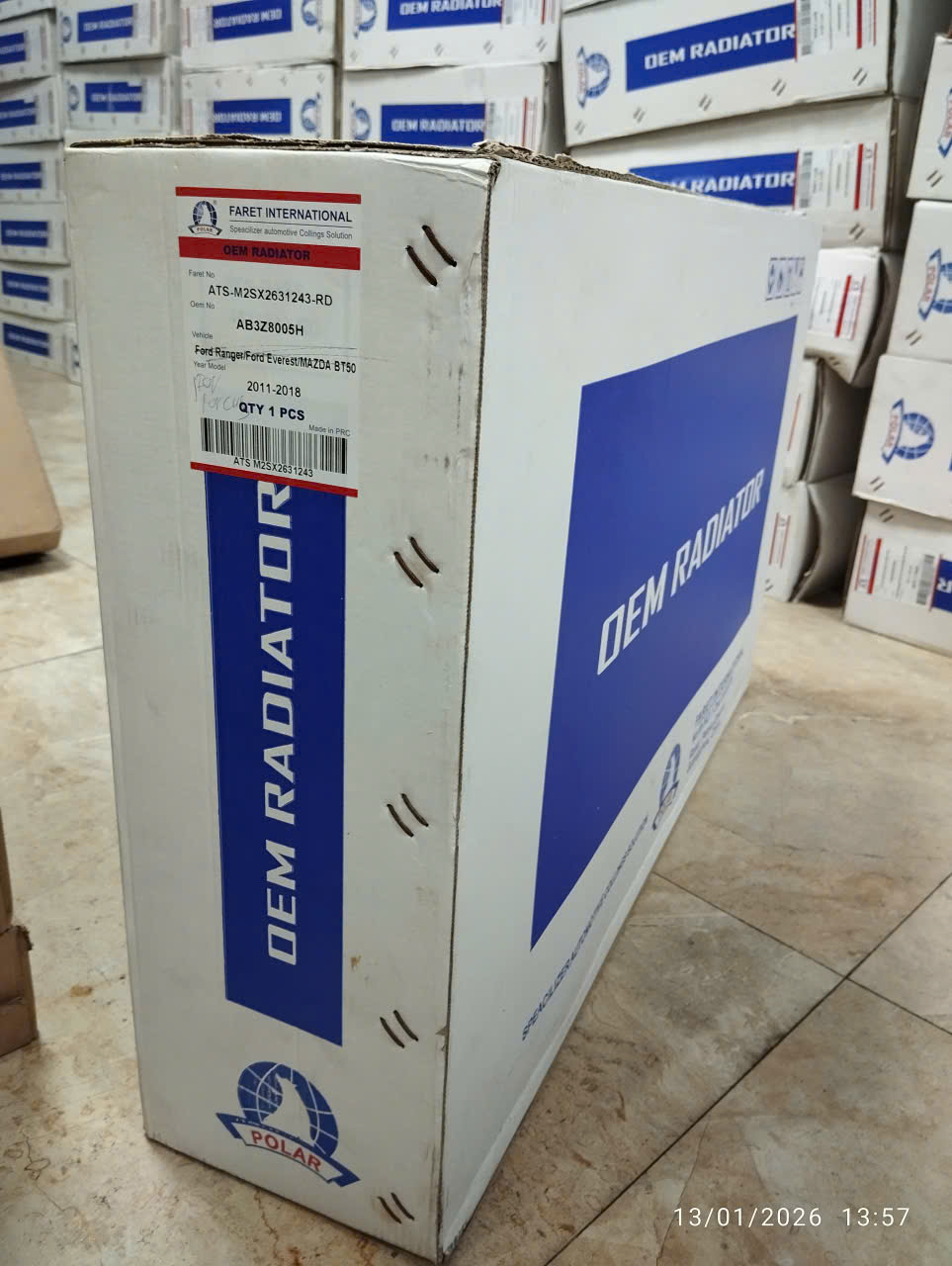 Két nước Ford Ranger/Everest/Mazda BT50 (2011-2018) hàng (OEM) tiêu chuẩn theo mã chính hãng (AB3Z8005H)